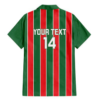 Robinhood Suriname Football Custom Family Matching Mermaid Dress and Hawaiian Shirt Go Geen Strijd - Wonder Print Shop