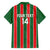 Robinhood Suriname Football Custom Family Matching Short Sleeve Bodycon Dress and Hawaiian Shirt Go Geen Strijd - Wonder Print Shop