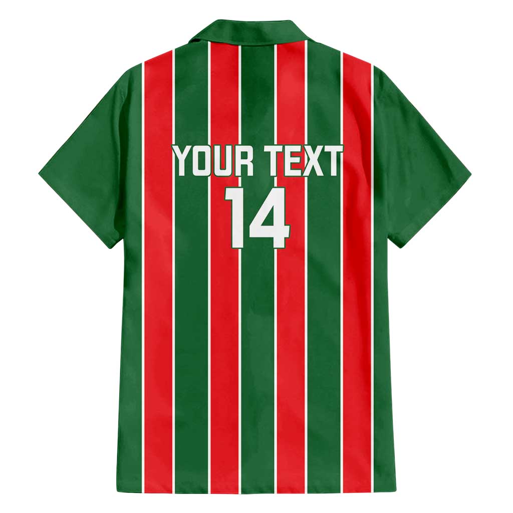 Robinhood Suriname Football Custom Family Matching Summer Maxi Dress and Hawaiian Shirt Go Geen Strijd - Wonder Print Shop