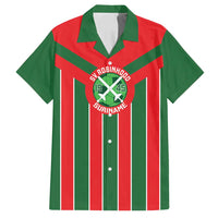 Robinhood Suriname Football Custom Family Matching Tank Maxi Dress and Hawaiian Shirt Go Geen Strijd - Wonder Print Shop