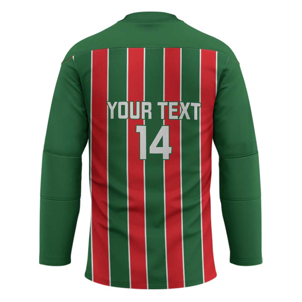 Robinhood Suriname Football Custom Hockey Jersey Go Geen Strijd - Wonder Print Shop