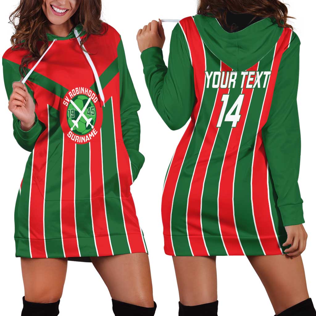 Robinhood Suriname Football Custom Hoodie Dress Go Geen Strijd - Wonder Print Shop