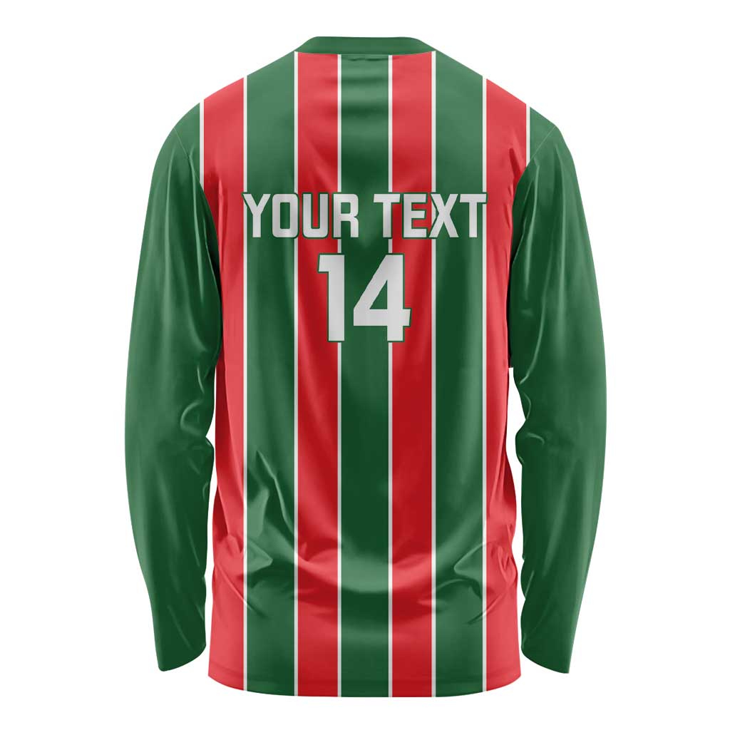 Robinhood Suriname Football Custom Long Sleeve Shirt Go Geen Strijd - Wonder Print Shop