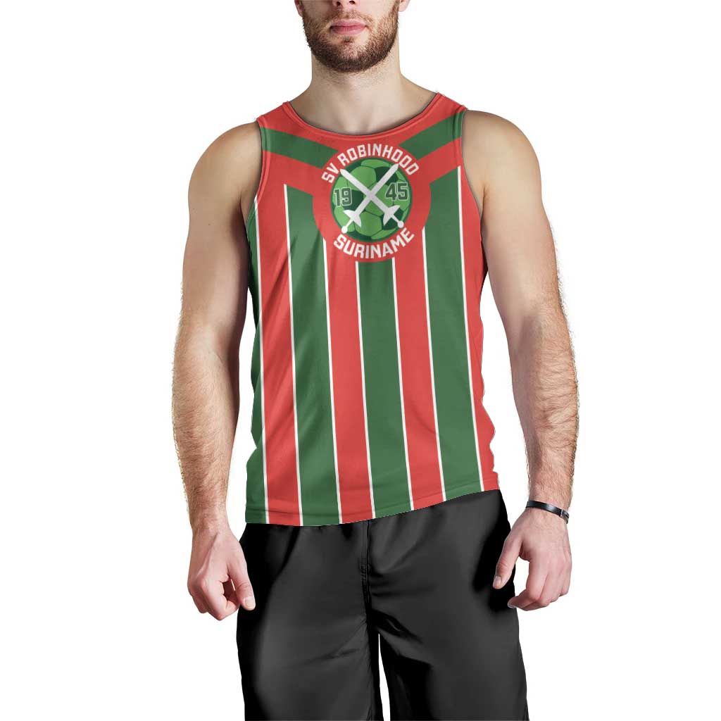 Robinhood Suriname Football Custom Men Tank Top Go Geen Strijd - Wonder Print Shop