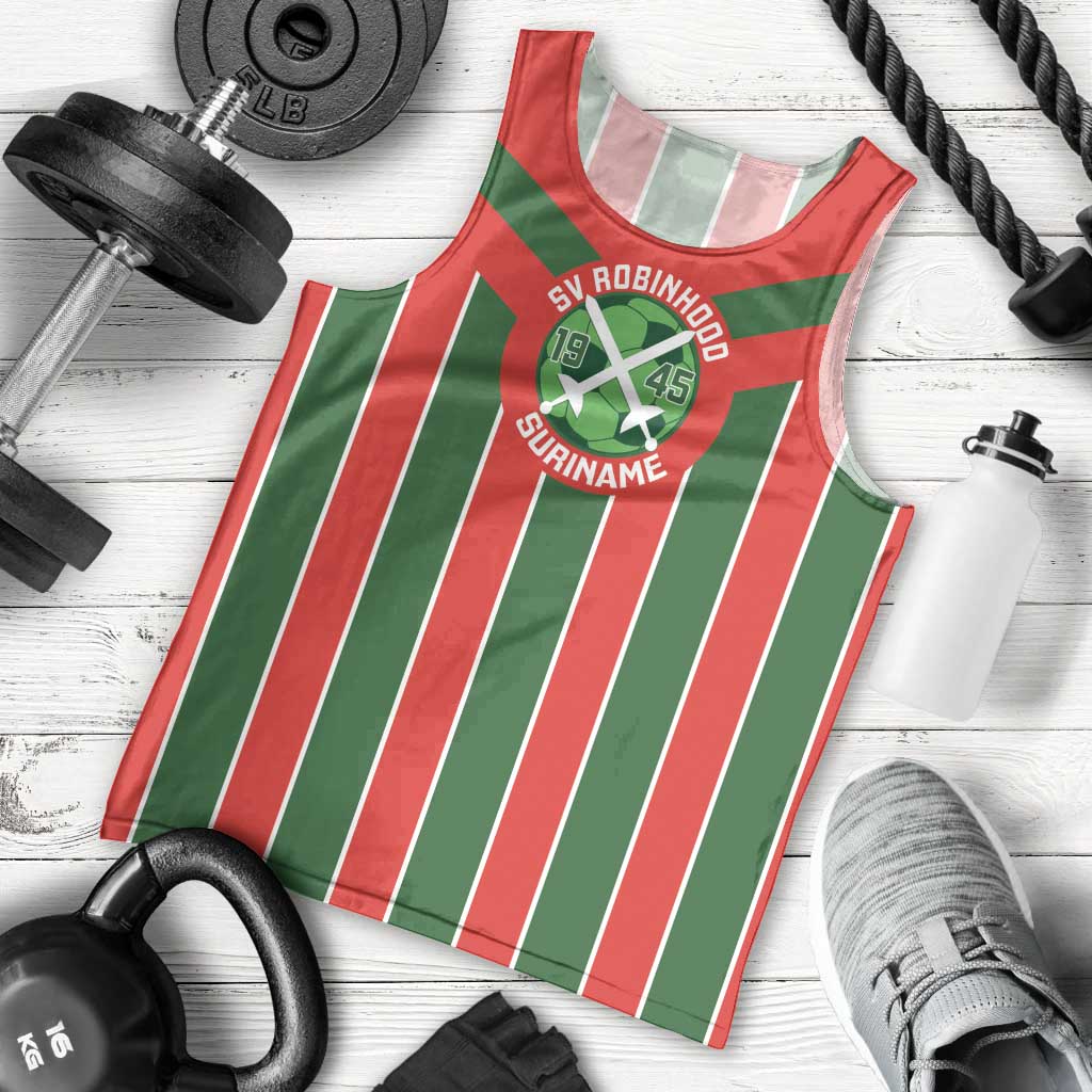 Robinhood Suriname Football Custom Men Tank Top Go Geen Strijd - Wonder Print Shop