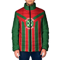 Robinhood Suriname Football Custom Padded Jacket Go Geen Strijd - Wonder Print Shop