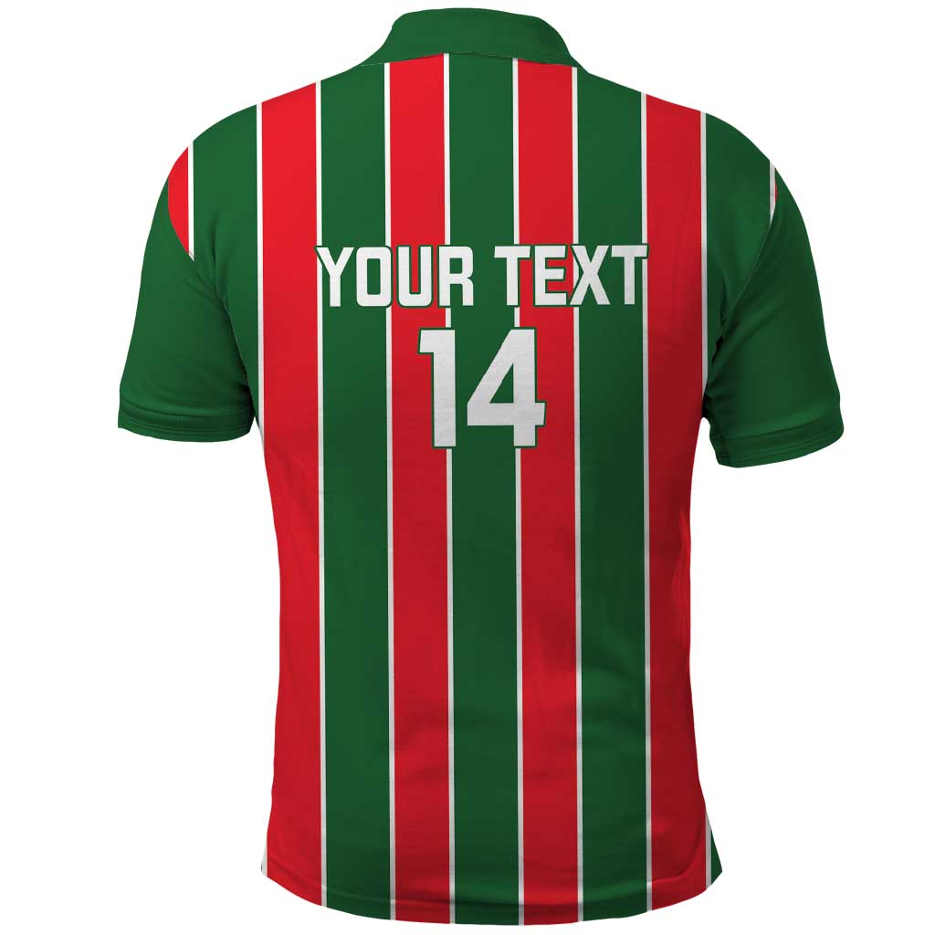 Robinhood Suriname Football Custom Polo Shirt Go Geen Strijd - Wonder Print Shop