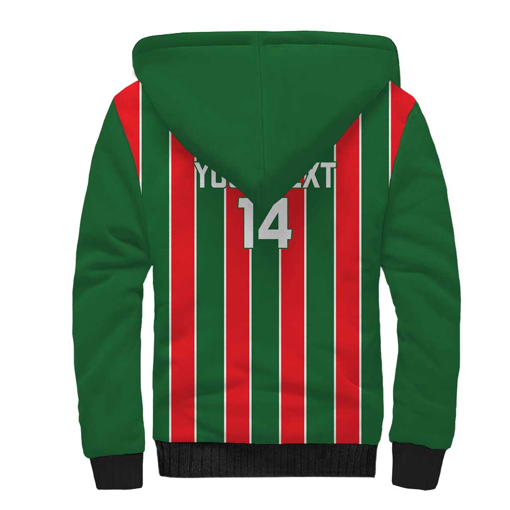 Robinhood Suriname Football Custom Sherpa Hoodie Go Geen Strijd - Wonder Print Shop