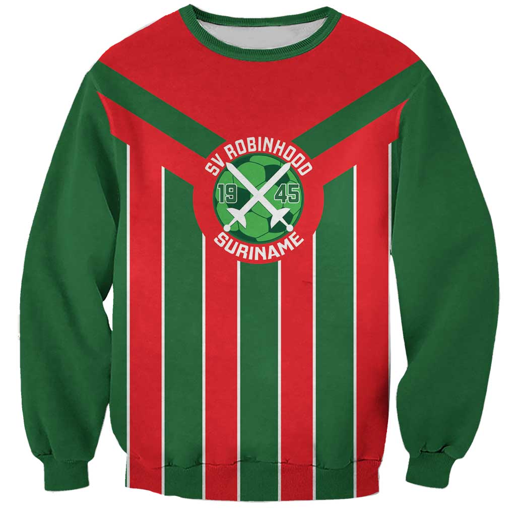 Robinhood Suriname Football Custom Sweatshirt Go Geen Strijd - Wonder Print Shop
