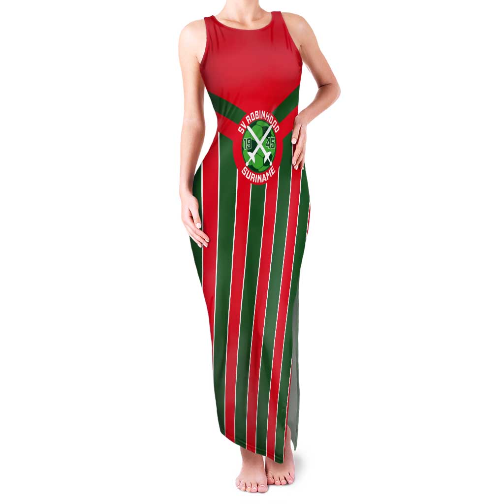 Robinhood Suriname Football Custom Tank Maxi Dress Go Geen Strijd - Wonder Print Shop