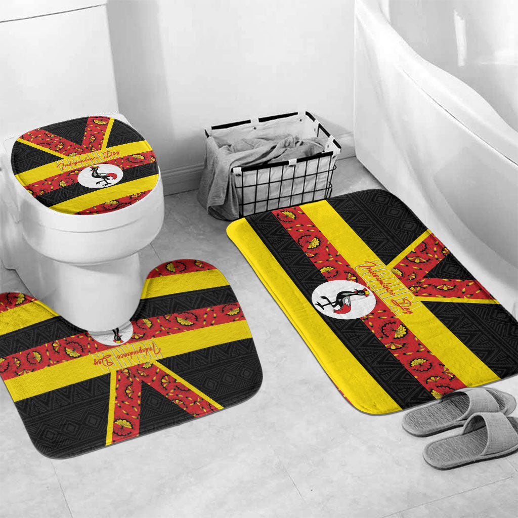 Uganda Independence Day Bathroom Set Ugandan Kitenge African Pattern