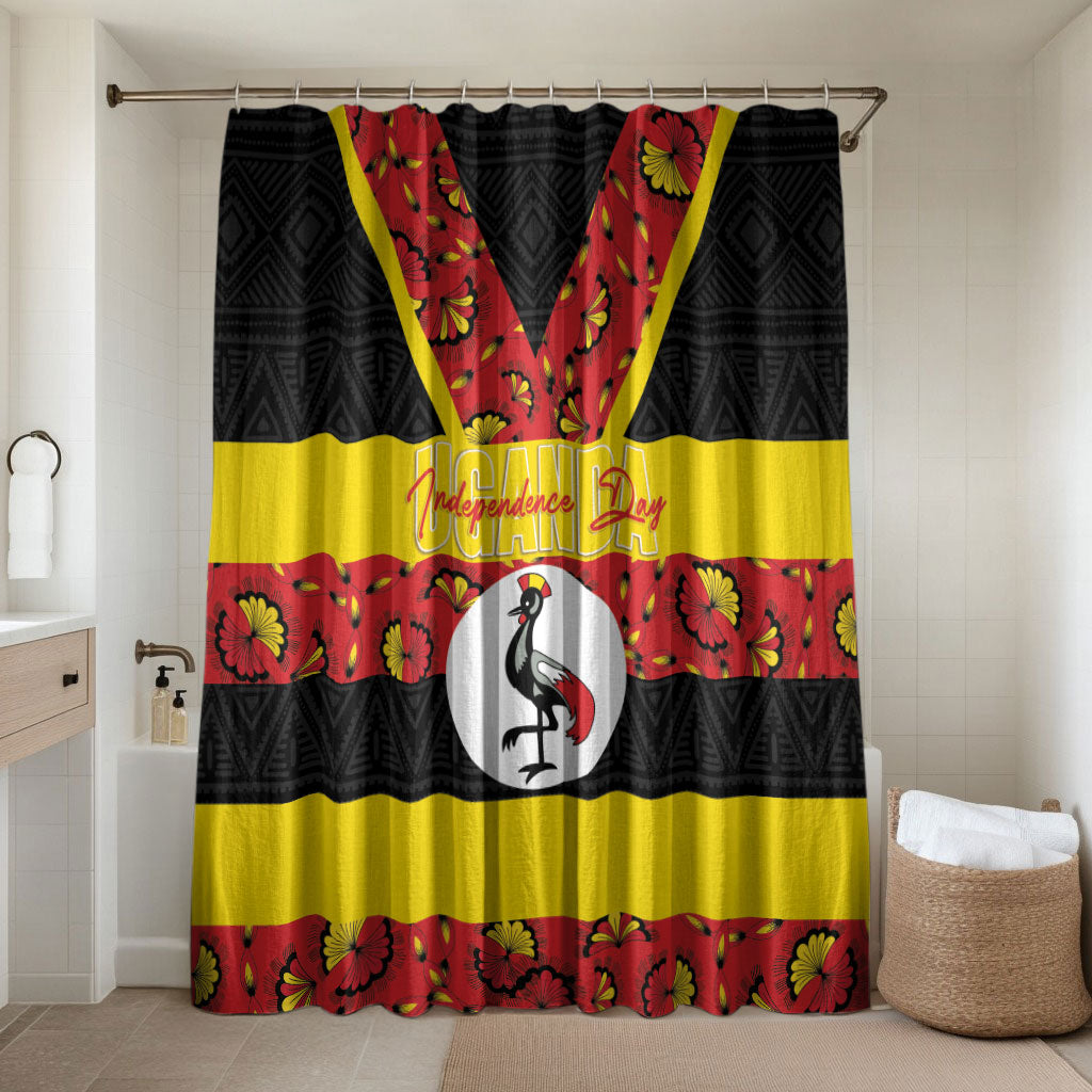 Uganda Independence Day Bathroom Set Ugandan Kitenge African Pattern