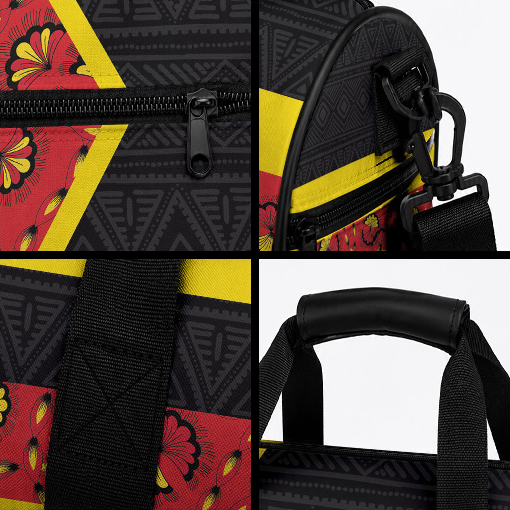 Uganda Independence Day Duffle Bag Ugandan Kitenge African Pattern