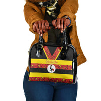 Uganda Independence Day Shoulder Handbag Ugandan Kitenge African Pattern