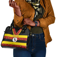 Uganda Independence Day Shoulder Handbag Ugandan Kitenge African Pattern