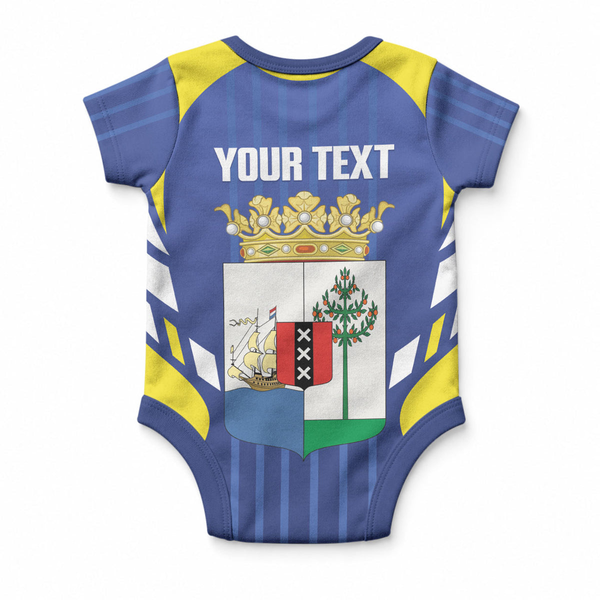 Personalized Curacao Day Baby Onesie Dia di Pais Korsou