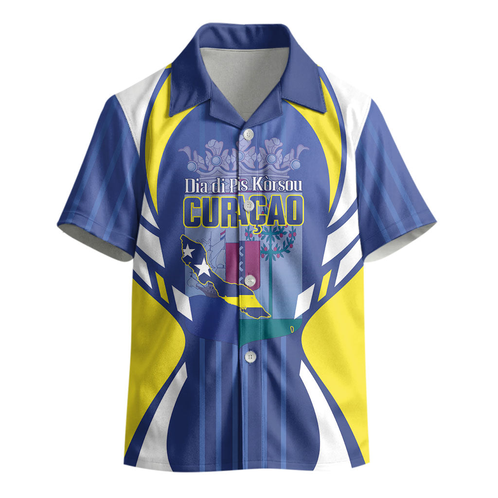 Personalized Curacao Day Kid Hawaiian Shirt Dia di Pais Korsou