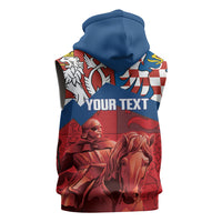 Personalized Czech Independence Day Sleeveless Zip Hoodie October 28 Vitkov National Monument