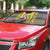 Personalized Barbados Christmas Auto Sun Shade Bajan Xmas Brown Pelican Santa - Wonder Print Shop