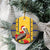 Personalized Barbados Christmas Ceramic Ornament Bajan Xmas Brown Pelican Santa - Wonder Print Shop