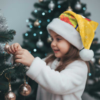 Personalized Barbados Christmas Santa Hat Bajan Xmas Brown Pelican Santa - Wonder Print Shop