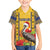 Personalized Barbados Christmas Family Matching Short Sleeve Bodycon Dress and Hawaiian Shirt Bajan Xmas Brown Pelican Santa - Wonder Print Shop