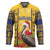 Personalized Barbados Christmas Hockey Jersey Bajan Xmas Brown Pelican Santa - Wonder Print Shop