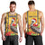 Personalized Barbados Christmas Men Tank Top Bajan Xmas Brown Pelican Santa - Wonder Print Shop