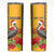 Personalized Barbados Christmas Skinny Tumbler Bajan Xmas Brown Pelican Santa - Wonder Print Shop
