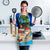 Antigua And Barbuda Christmas Apron Magnificent Frigatebird Dabbing Santa - Wonder Print Shop