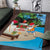 Antigua And Barbuda Christmas Area Rug Magnificent Frigatebird Dabbing Santa - Wonder Print Shop