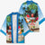 Antigua And Barbuda Christmas Kimono Magnificent Frigatebird Dabbing Santa - Wonder Print Shop