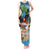 Antigua And Barbuda Christmas Tank Maxi Dress Magnificent Frigatebird Dabbing Santa - Wonder Print Shop