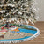 Antigua And Barbuda Christmas Tree Skirt Magnificent Frigatebird Dabbing Santa - Wonder Print Shop