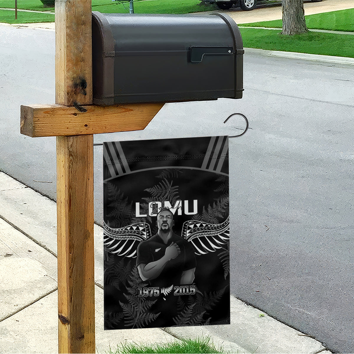 New Zealand Silver Fern Rugby Garden Flag Aotearoa Godfather Proud Gone But Never Forgotten - Wonder Print Shop