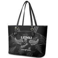 New Zealand Silver Fern Rugby Leather Tote Bag Aotearoa Godfather Proud Gone But Never Forgotten - Wonder Print Shop