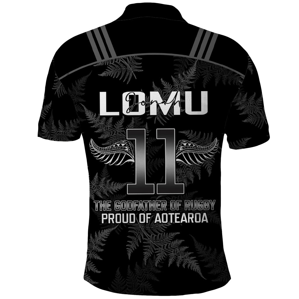 New Zealand Silver Fern Rugby Polo Shirt Aotearoa Godfather Proud Gone But Never Forgotten - Wonder Print Shop
