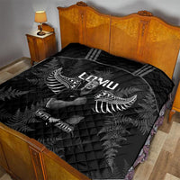 New Zealand Silver Fern Rugby Quilt Aotearoa Godfather Proud Gone But Never Forgotten - Wonder Print Shop