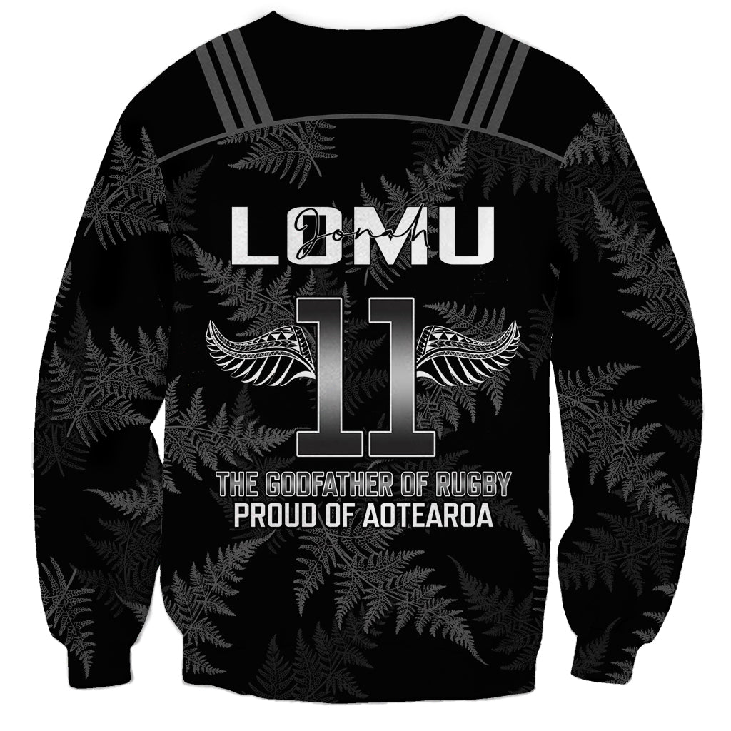 New Zealand Silver Fern Rugby Sweatshirt Aotearoa Godfather Proud Gone But Never Forgotten - Wonder Print Shop