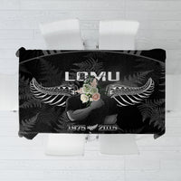 New Zealand Silver Fern Rugby Tablecloth Aotearoa Godfather Proud Gone But Never Forgotten - Wonder Print Shop