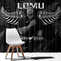 New Zealand Silver Fern Rugby Window Curtain Aotearoa Godfather Proud Gone But Never Forgotten - Wonder Print Shop