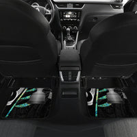 Personalised New Zealand Silver Fern Rugby Car Mats Paua Shell With Champions Trophy History NZ Forever - Wonder Print Shop
