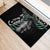 Personalised New Zealand Silver Fern Rugby Rubber Doormat Paua Shell With Champions Trophy History NZ Forever - Wonder Print Shop