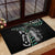 Personalised New Zealand Silver Fern Rugby Rubber Doormat Paua Shell With Champions Trophy History NZ Forever - Wonder Print Shop