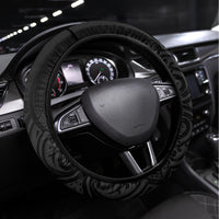 New Zealand Silver Fern Rugby Steering Wheel Cover Paua Shell With Champions Trophy History NZ Forever - Wonder Print Shop