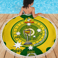 Australia Cricket Beach Blanket 2023 World Cup 6th Champions Trophy National Color - Wonder Print Shop