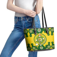 Australia Cricket Leather Tote Bag 2023 World Cup 6th Champions Trophy National Color - Wonder Print Shop