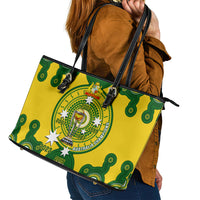 Australia Cricket Leather Tote Bag 2023 World Cup 6th Champions Trophy National Color - Wonder Print Shop