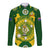 Australia Cricket Long Sleeve Button Shirt 2023 World Cup 6th Champions Trophy National Color - Wonder Print Shop