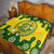 Australia Cricket Quilt 2023 World Cup 6th Champions Trophy National Color - Wonder Print Shop